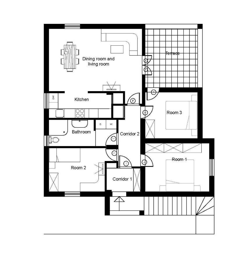 Apartmani Beba 오미살즈 외부 사진